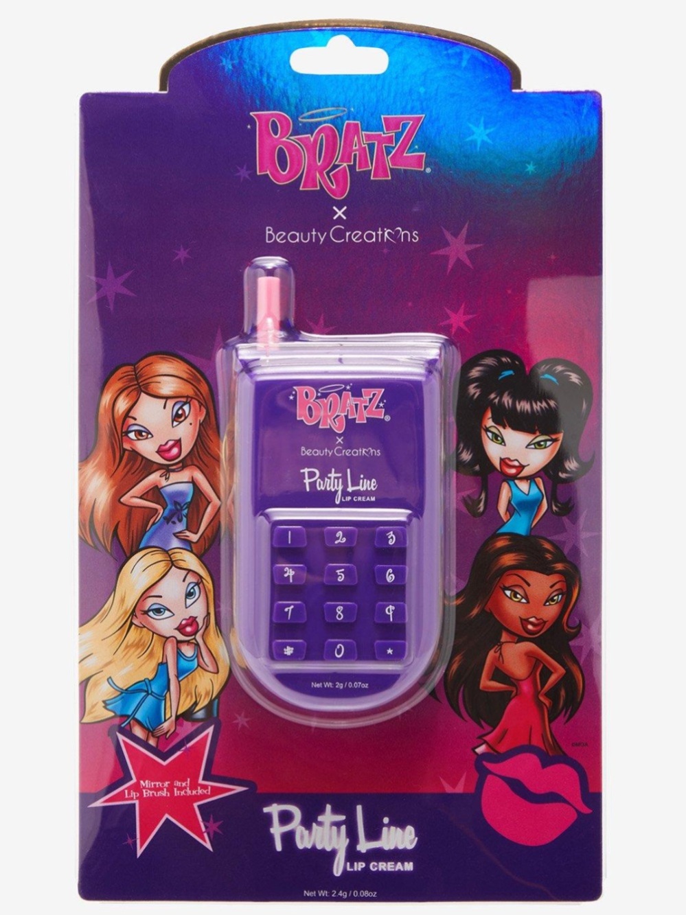 Beauty Creations Bratz Party Line Phone Lip Cream